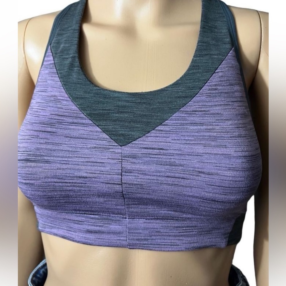 Patagonia Women's Purple & Gray Racerback Wild Trails Sports‎ Bra Size XS